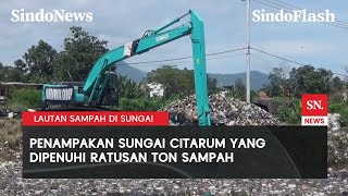 TNI dan Pandawara Group Angkut Ratusan Ton Sampah di Sungai Citarum | Sindo Flash