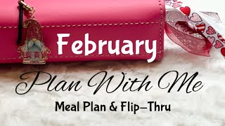 Flip-Thru and Meal Plan With Me in Planner Perfect Traveler’s Notebook