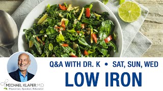 Low Iron - Best Plant-Based Foods For Iron & Causes Of Iron Deficiency