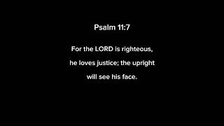 Psalm 11:7