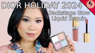 DIOR HOLIDAY 2024 |  Forever Liquid Sequin 100 Dreams , Glow palette