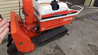 Снегоотбрасыватель Kubota KSR10D 3DX