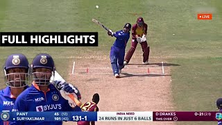 India vs West Indies 3rd T20 Match Full Highlights 2022 •IND vs WI Highlights,Today Match Highlights