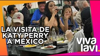 Katy Perry se echa sus taquitos durante su visita a México | Vivalavi MX