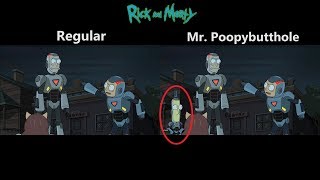 Rick and Morty Intro (Mr. Poopybutthole comparison)