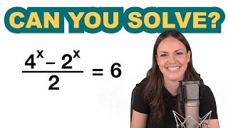 Can YOU Solve This? – Exponential Equation Substitution