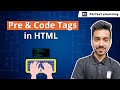How to Effectively Use Pre Tags and Code Tags in HTML: A Step-by-Step Guide | FREE HTML Course