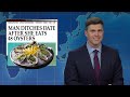 weekend update man punches kangaroo woman ditched after ordering 48 oysters on date snl