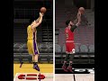 Lonzo Ball, 3pt Shot NBA 2K18 PS3 vs NBA 2K23 PS5