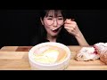 파리바게트 빵 떠먹는 몽슈슈 케이크 먹방 생딸기우유크림 딸기티라미수 우유크림 asmr paris baguette cream bread cake mukbang