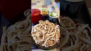 ぶっといお蕎麦でコスパがいい人気のお蕎麦屋さん【栃木グルメ】 もり食堂【栃木県那須烏山市】#shorts