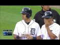 kc@det kinsler doubles tigers early lead