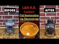 FULL Railroad Lantern Electrolysis Restoration - L&N Globe