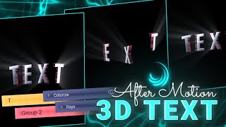 3D Text Animation Edit Like Ae inspired l Alight Motion Xml and Presets l VFXVISHU