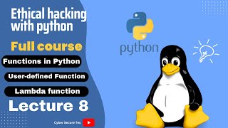 User-defined functions and lambda functions in Python | Lecture 08