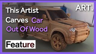 Carving Cars Out Of Logs Of Wood | Ft.  Woodworking Art | Wood carving CADILLAC SEDAN 2021 | Toyata