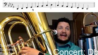 Tuba Basic Scales: Db