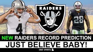 NEW Raiders Record Prediction Entering The Las Vegas Raiders Week 6 Bye | Can Josh McDaniels Rally?