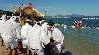 令和5年女木島住吉神社大祭り　八幡神社御旅所〜住吉神社