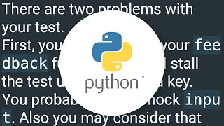Python unittest setting a global variable correctly