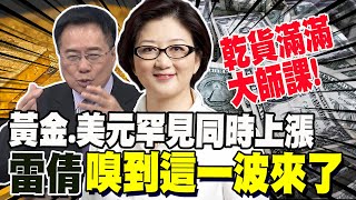 黃金美元罕見同漲 蔡正元上課了! 雷倩嗅到\