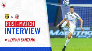 Post-match Interview - Hernan Santana | HFC vs NEUFC | Hero ISL 2021-22