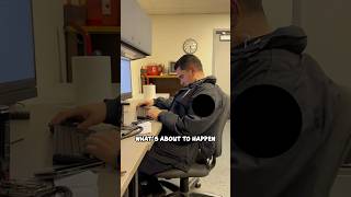 Police Officer Fell Asleep at Work and Got Pranked! 😂 #shorts