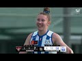 essendon v north melbourne mini match week eight 2024 aflw