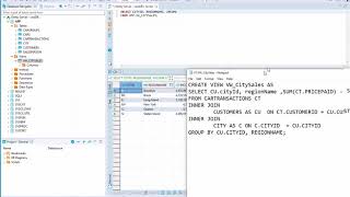 Creating a View(Virtual Table)