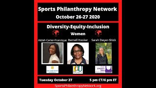 Women - Diversity, Equity & Inclusion - Sports Philanthropy World 2020