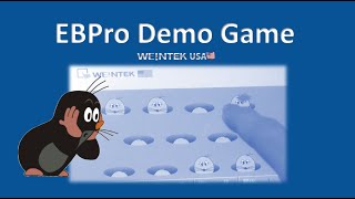 EBPro Demo HMI Game - email sales@weintekusa.com to receive a copy