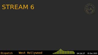 04-Dec-2025 Stream 6 - LA Sheriff - LA Captain - Sixth Scanner Feed ARCHIVE - - Stream 6