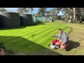 how to stripe your lawn it s actually extremely easy