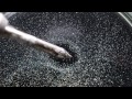 Reduction of surface tension with increase of temperature using soldering iron