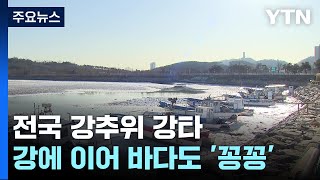 [날씨] 강추위에 바다도 강도 '꽁꽁'...한강 결빙은 아직? / YTN