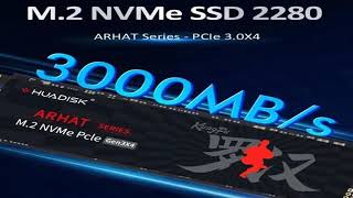 HUADISK M2 SSD NVMe 128GB 256GB 512GB 1TB 2TB SSD M.2 2280 PCIe 3.0 TLC Chip SSD Internal Solid Stat