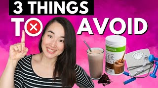 3 Things To Avoid If You Want A Weight Loss Result With Herbalife | Healthy & Sustainable