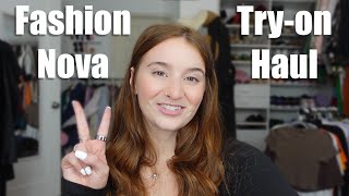 Fashion nova try on haul!
