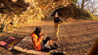 Črnotiče- para climbers go bouldering In Slovenia 🇸🇮