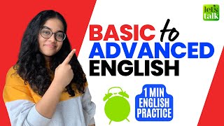 Basic To Advanced English Speaking In 60 Seconds | #shorts Daily Used English Expressions - Ananya