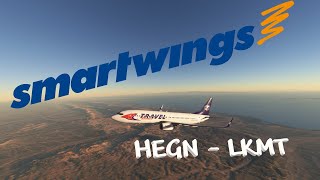 flight Smartwings QS 1341 - 🇪🇬 HEGN - 🇨🇿 LKMT / 🇪🇬 Hurghada - 🇨🇿 Ostrava - MSFS