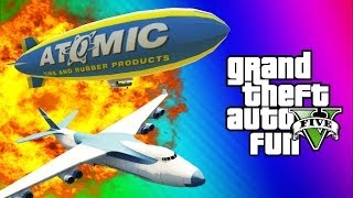 GTA 5 Online Glitches & Mods - Tank Teleport Glitch, Cargo Plane, Blimp Fun (GTA 5 Funny Moments)