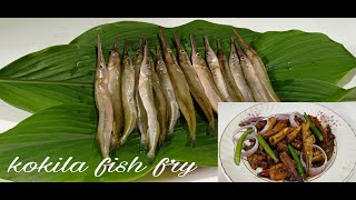 How to make silver needle fish masala, Kokila macher jhal,  kokila macher recipe, Silver needle fish