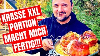 XXL KASSELER HAXEN mit Sauerkraut aus dem Dutch Oven --- Klaus grillt