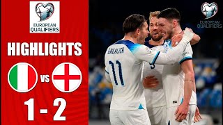 Italy vs England [1-2] | All Goals & Extended Highlights | UEFA Euro 2024 Qualifiers
