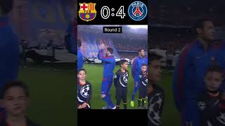 FC Barcelona vs PSG 2017#vibe #football #shorts