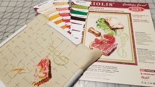 Incredibly Stitchable Bacon -- Riolis #1685 Lunch -- Cross Stitch Kit Review