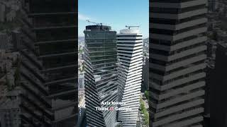 Axis towers are skyscrapers in the heart of Tbilisi. Residential apartments, hotel, office #georgia