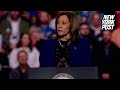 Flustered Kamala Harris spews latest word salad after protesters interrupt Nevada rally