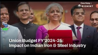 2024 - 25 Budget ప్రభావం Indian Iron \u0026 Steel పరిశ్రమ పై ఎలా ఉంటుంది ? తెలుగులో విశ్లేషణ #rinl